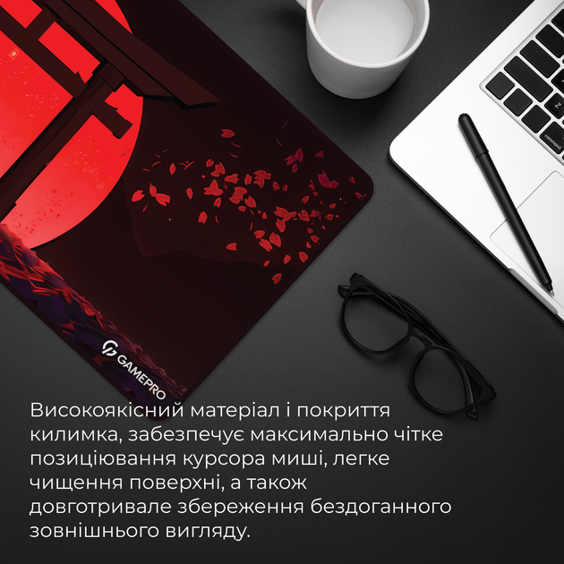 Ігрова поверхня Gamepro MP275R Control/Speed 900 x 400 х 3 мм Red - зображення 8