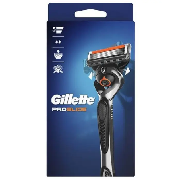 Бритва для гоління Gillette Fusion ProGlide Flexball 1 шт (7702018596775) - Фото 1 Бритва для гоління Gillette Fusion ProGlide Flexball 1 шт (7702018596775) - изображение 1
