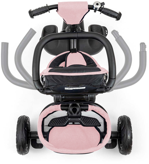 Rowerek trójkołowy Milly Mally Stanley Rubber New Różowy (5907090700078) - obraz 11