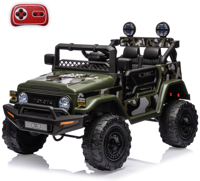 Pojazd elektryczny Milly Mally Toyota FJ Cruiser Army (5901761129236) - obraz 2
