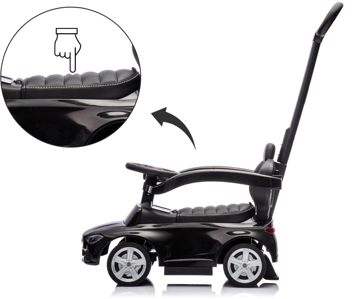 Jeździk Milly Mally Mercedes C-Class Deluxe Czarny (5901761127249) - obraz 8
