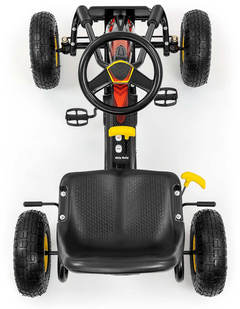 Gokart na pedały Milly Mally Thor Biały (5901761128314) - obraz 4