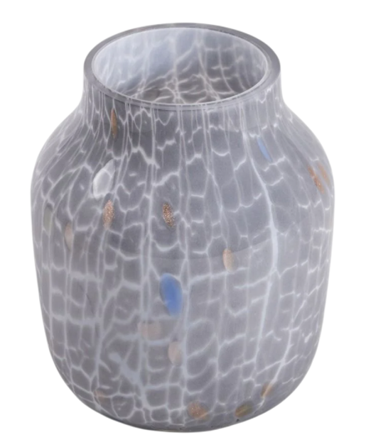 Wazon HOMLA Breeze szklany szary 16 x 19 cm (5906496730030) - obraz 2