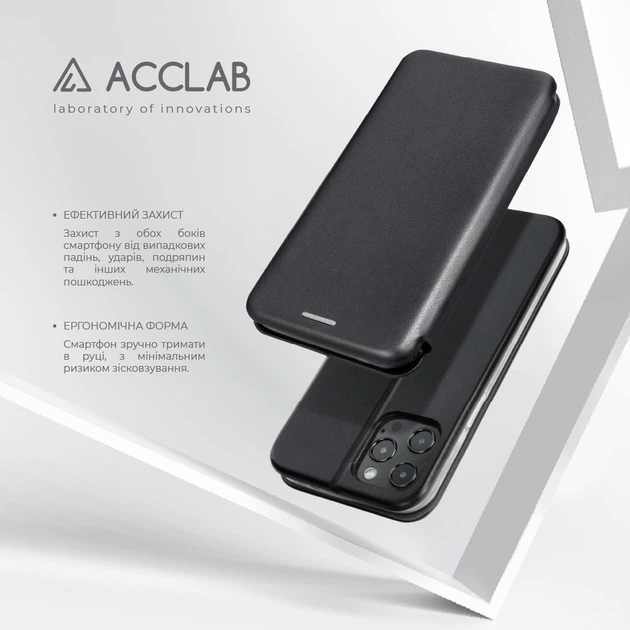 Чохол-книжка для смартфона Samsung Galaxy A35 Acclab Elegance Black (1283126611223) - Фото 3 Чохол-книжка для смартфона Samsung Galaxy A35 Acclab Elegance Black (1283126611223) - зображення 3