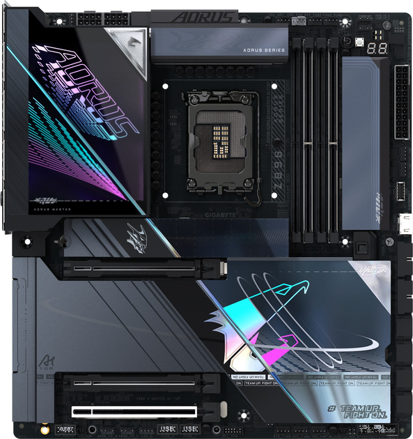 Материнська плата Gigabyte Z890 AORUS MASTER AI TOP (LGA1851, Intel Z890, PCI-Ex16) - зображення 1