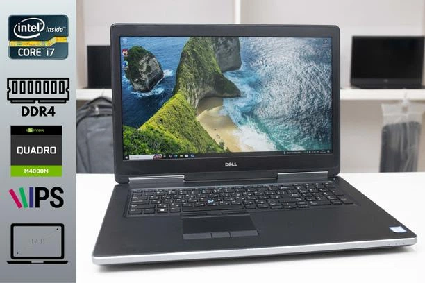 Ноутбук Dell Precision 7710 | 17.3" FHD IPS | i7-6820HQ | Quadro M4000M | 16RAM | 256SSD Б/В - Фото 1 Ноутбук Dell Precision 7710 | 17.3" FHD IPS | i7-6820HQ | Quadro M4000M | 16RAM | 256SSD Б/В - зображення 1