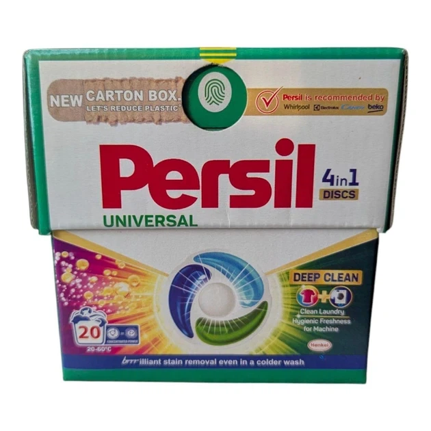 Капсули для прання універсальні Persil Power Caps Universal 20 шт - Фото 1 Капсули для прання універсальні Persil Power Caps Universal 20 шт - зображення 1