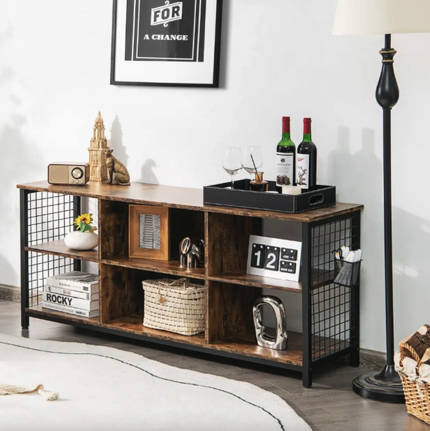 Тумба під ТВ Costway Ketrin в стилі Loft - зображення 7