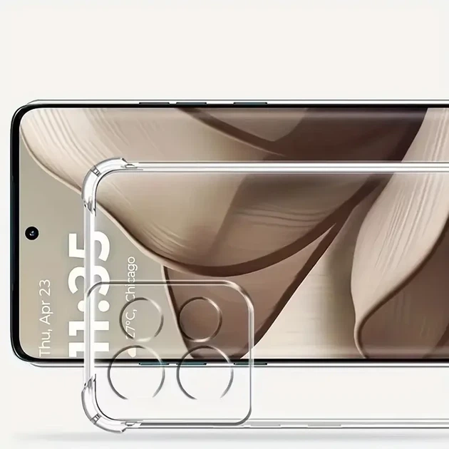 Протиударний прозорий чохол для Motorola Moto Edge 50 Neo - Фото 5 Протиударний прозорий чохол для Motorola Moto Edge 50 Neo - зображення 5