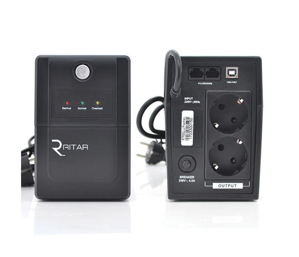 ИБП Ritar RTP850L-U (510W) линейно-интерактивный - Фото 3 ИБП Ritar RTP850L-U (510W) линейно-интерактивный - изображение 3