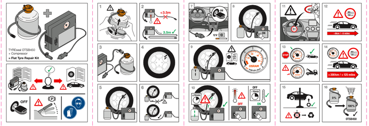 Герметик для ремонту шин OSRAM TYREseal ESSENTIAL 450мл OTS4502ESN (4052899632370) - зображення 4