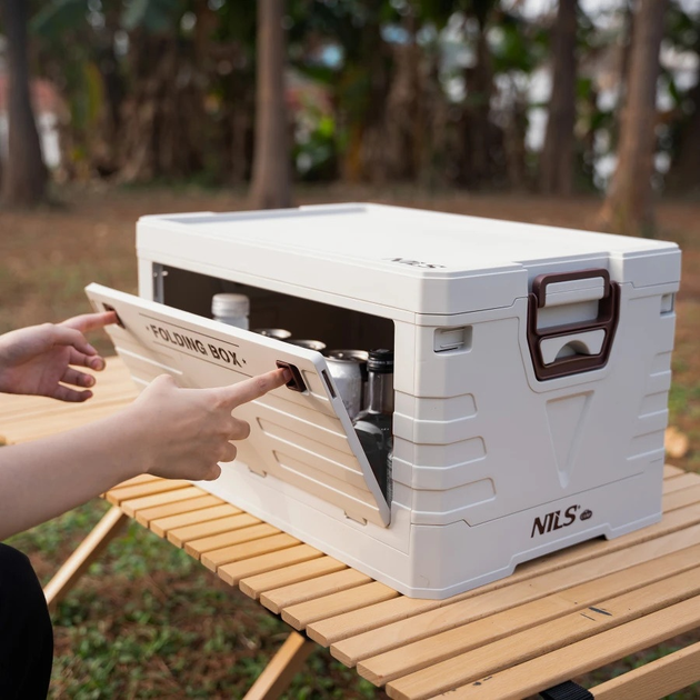 Складний кемпінговий ящик Nils Camp NCB4004 50 л White (5908261682230) - зображення 7