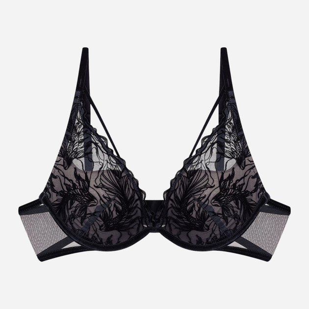 Бюстгальтер Push-up з кісточками мереживний Esotiq Bree 41707-61X 65E Чорний (5903972518717) - зображення 9