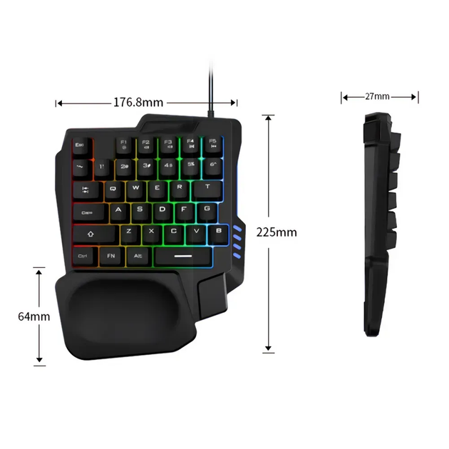 Набор конвертеров для смартфона и планшета Gamwing Combo Pack SE 2: Конвертер Mix SE Клавиатура K13 Мышка G4 - Фото 4 Набор конвертеров для смартфона и планшета Gamwing Combo Pack SE 2: Конвертер Mix SE Клавиатура K13 Мышка G4 - изображение 4