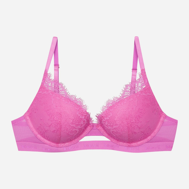 Бюстгальтер Push-up з кісточками мереживний Bloovii Ocrissa 42244-42X 65C Рожевий (5903972543405) - зображення 10