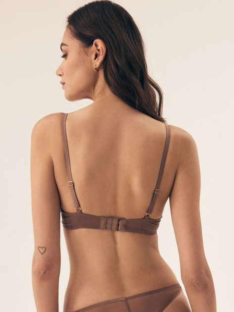 Бюстгальтер Push-up з кісточками Esotiq Influensa 42321-84X 65E Коричневий (5903972376249) - зображення 2