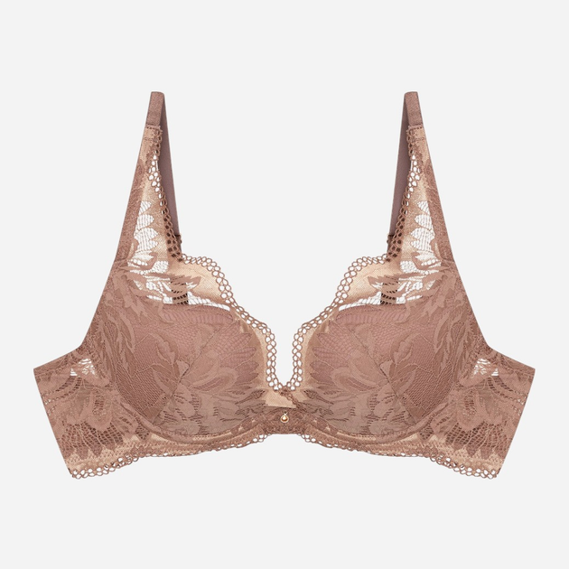 Бюстгальтер Push-up з кісточками мереживний Esotiq Kavi 42325-84X 70B Коричневий (5903972385821) - зображення 10