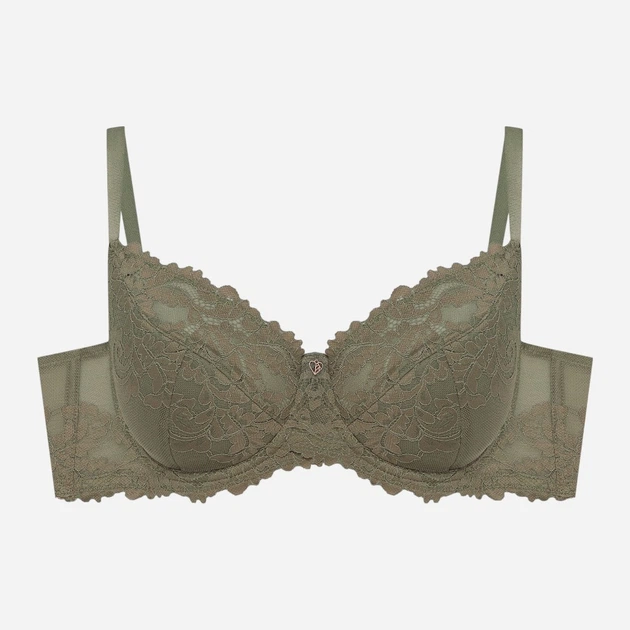 Biustonosz damski bez Push Up usztywniany Esotiq Lynn 42330-87X 75D Khaki (5903972387146) - obraz 6