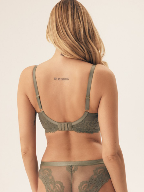 Biustonosz damski bez Push Up usztywniany Esotiq Lynn 42330-87X 95C Khaki (5903972387405) - obraz 2