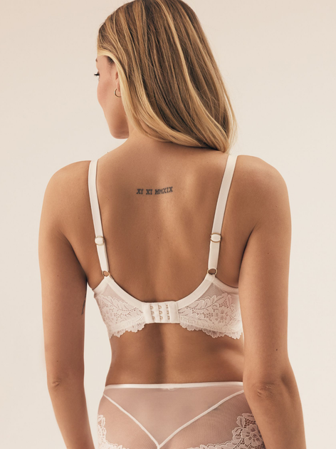 Бюстгальтер з кісточками мереживний Esotiq Sweetheart 42355-00X 65G Білий (5903972394052) - зображення 2
