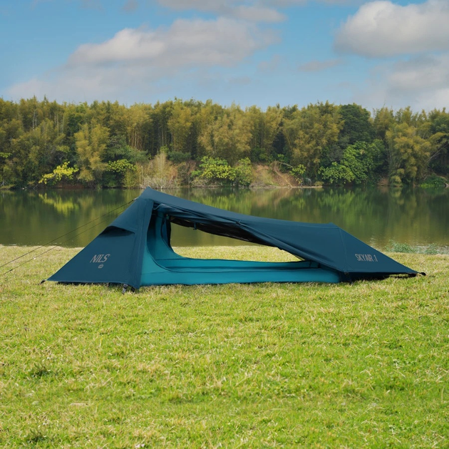 Намет кемпінговий Nils Camp Ultra Light Skyair 1 NC2501 Blue (5908261680038) - зображення 9