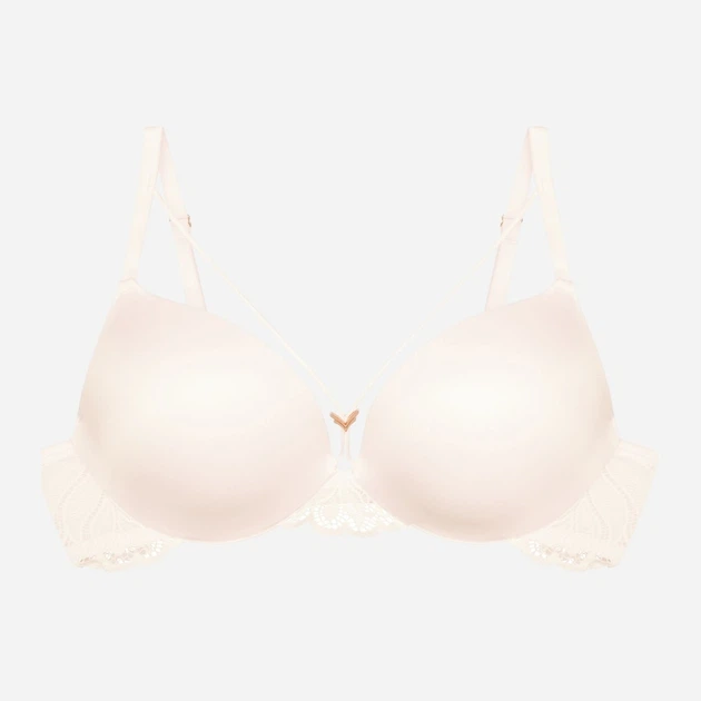 Бюстгальтер Push-up ущільнений Esotiq Korin 42362-01X 65D Кремовий (5903972395257) - зображення 8