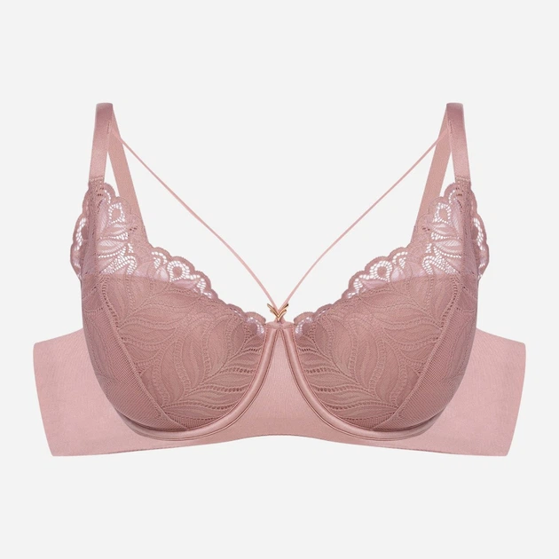 Бюстгальтер з кісточками мереживний Esotiq Korin 42363-39X 65F Темно-рожевий (5903972395448) - зображення 7