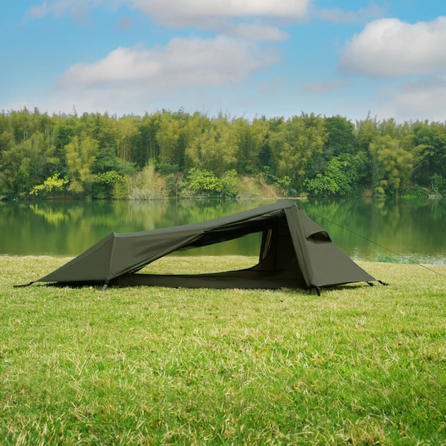 Намет кемпінговий Nils Camp Ultra Light Skyair 1 NC2501 Green (5908261680045) - зображення 13