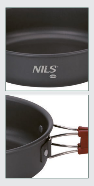 Пательня туристична Nils Camp NC17116 складна 1.6 л (5908261683619) - зображення 2