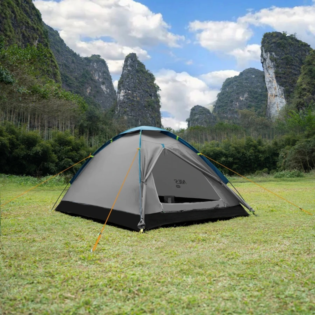 Namiot Nils Camp kempingowy NC6033 Grey-Blue (5908261680731) - obraz 11
