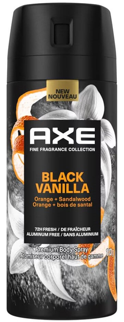 Zestaw dla mężczyzn Axe Black Vanilla Żel pod prysznic 300 ml + Dezodorant w sprayu 2 x 150 ml (8720182957627) - obraz 3
