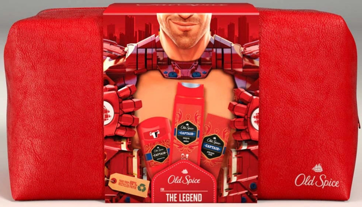Набір для чоловіків Old Spice Captain Гель для душу 250 мл + Дезодорант-стік 50 мл + Бальзам після гоління 150 мл (8700216598927) - зображення 3