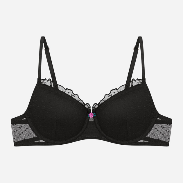 Бюстгальтер Push-up з кісточками Bloovii Verberry 42488-99X 65B Чорний (5903972543870) - зображення 7