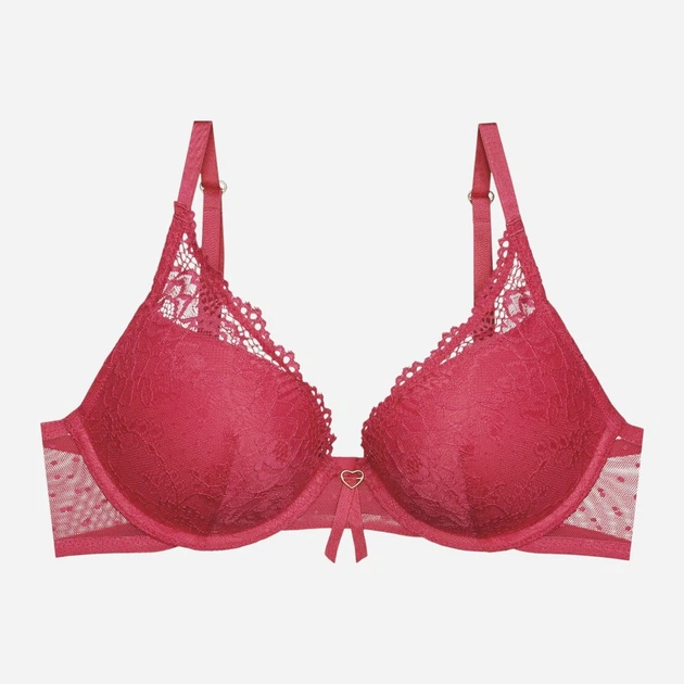 Biustonosz damski Push Up z fiszbinami Bloovii Verina 42504-42X 65C Różowy (5903972544808) - obraz 11