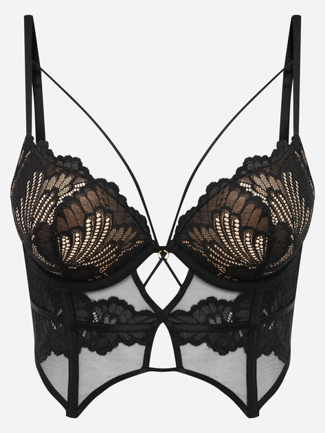 Biustonosz bustier Esotiq Bari 42509-61X S Czarne (5903972526798) - obraz 6