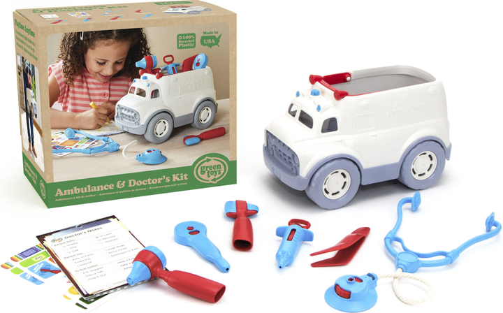 Ambulans Green Toys z zestawem lekarskim AMDK-1313 (816409013134) - obraz 2