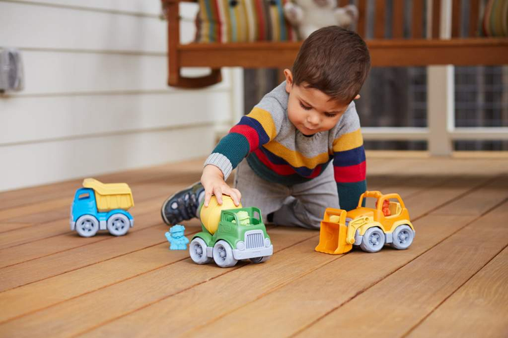 Ігровий набір Green Toys будівельних вантажівок 3 шт CST3-1209 (816409012090) - зображення 4