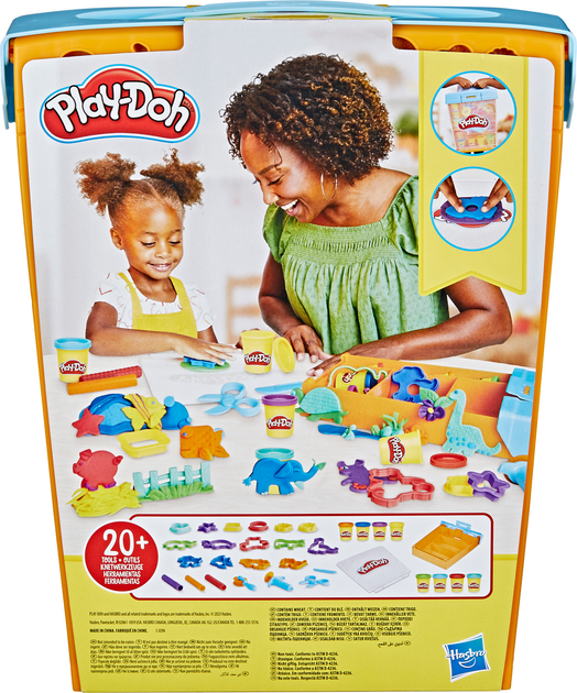 Zestaw kreatywny Hasbro Play-Doh Imagine Animals z materiałem do modelowania F7381 (5010996161949) - obraz 2