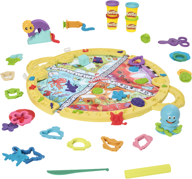 Набір для творчості Hasbro із пластиліном зі складним килимком для зберігання F9143 (5010996221070) - зображення 3