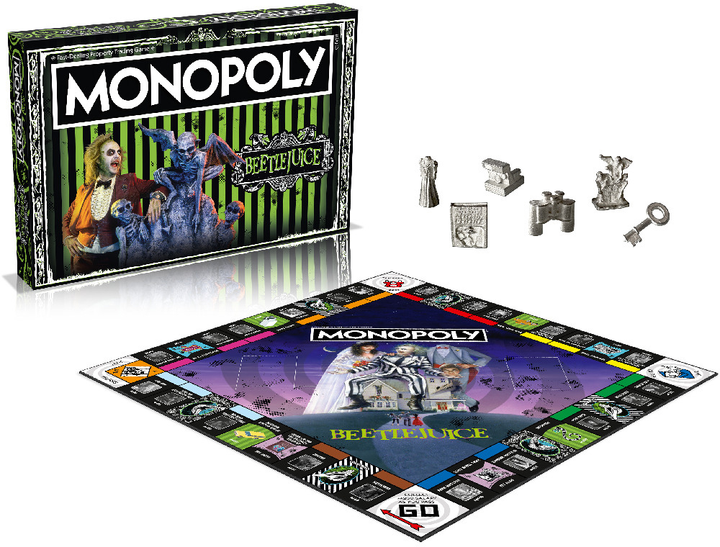 Gra planszowa Winning Moves Monopoly UK: Beetlejuice WM03321-EN1-6 (5036905050678) - obraz 3