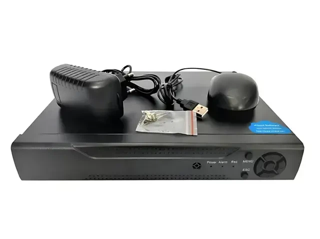 DVR регистратор BNC/V-OUT 4 канальный UKC CAD 1204 AHD 4 cam черный - изображение 9