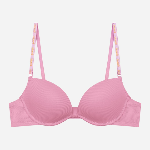 Biustonosz damski Push Up z fiszbinami Bloovii Saoui 43119-30X 80B Różowy (5903972578643) - obraz 6