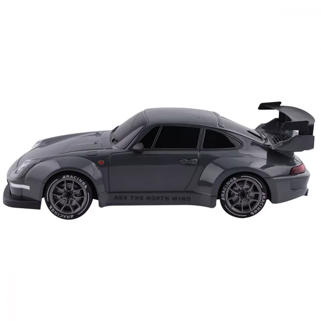 Машинка для дрифта на радиоуправлении Porsche 993 Carrera 2 - Темно-серая - Фото 7 Машинка для дрифта на радиоуправлении Porsche 993 Carrera 2 - Темно-серая - изображение 7