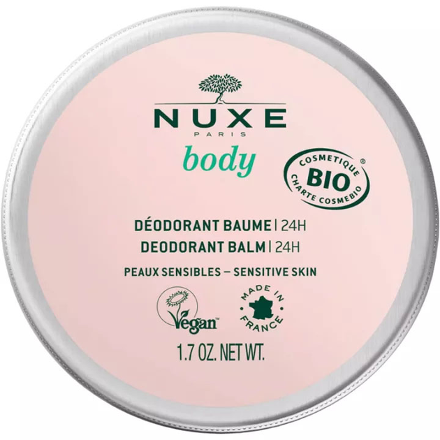 Dezodorant w kremie Nuxe Bio Organic Sensitive Skin 24H 50 ml (3264680037429) - obraz 1