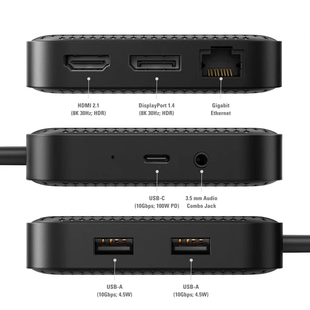 Мобильная док-станция хаб HyperDrive Dual Monitor USB4 - изображение 5