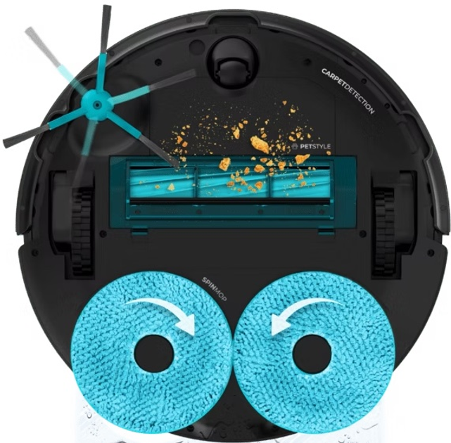 Робот-пилосос Cecotec Conga 13090 Spin Revolution Home&Wash - зображення 2