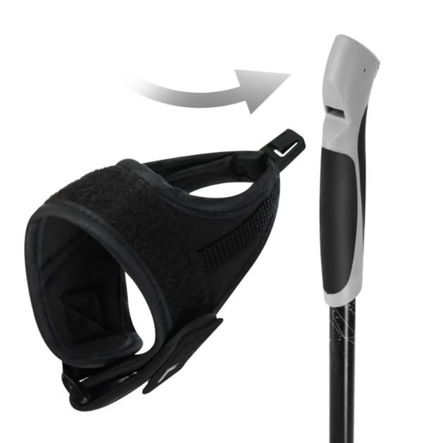 Kije do nordic walking Nils NW8612 Czarne (5907695557862) - obraz 4