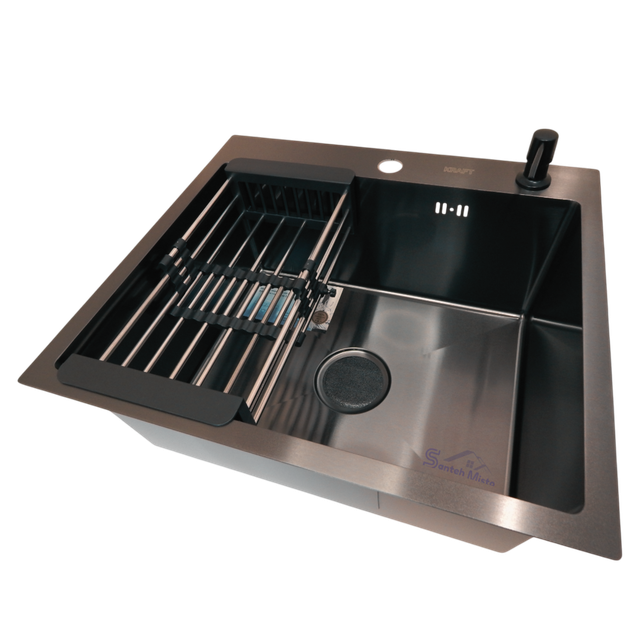 Кухонна мійка 4-в-1 (комплект) Kraft KRF 5050 decor (3.0/1.0 мм) - зображення 3