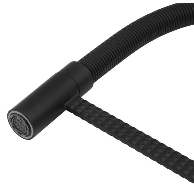Кухонна мийка 4-в-1 (комплект) Kroner KRP Schwarze - 78Х48RHM PVD - зображення 9