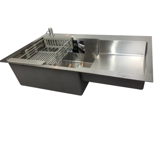 Кухонна мийка 4-в-1 (комплект) Kraft 780х480 RHM (3.0/1.0 мм) - зображення 3